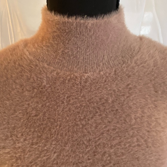 Cyrus Soft Mauve Turtleneck Sweater - Picture 8 of 9